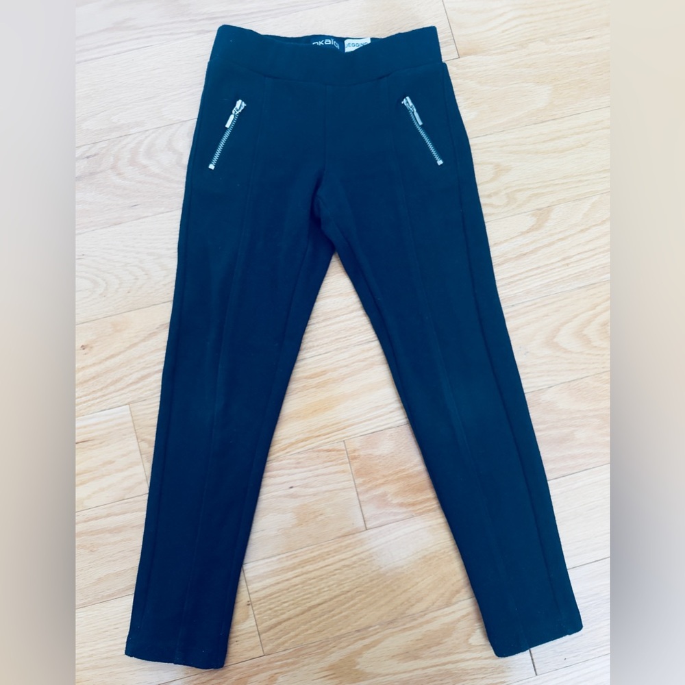 Okaidi Leggings with Zipper Accents kids size 5